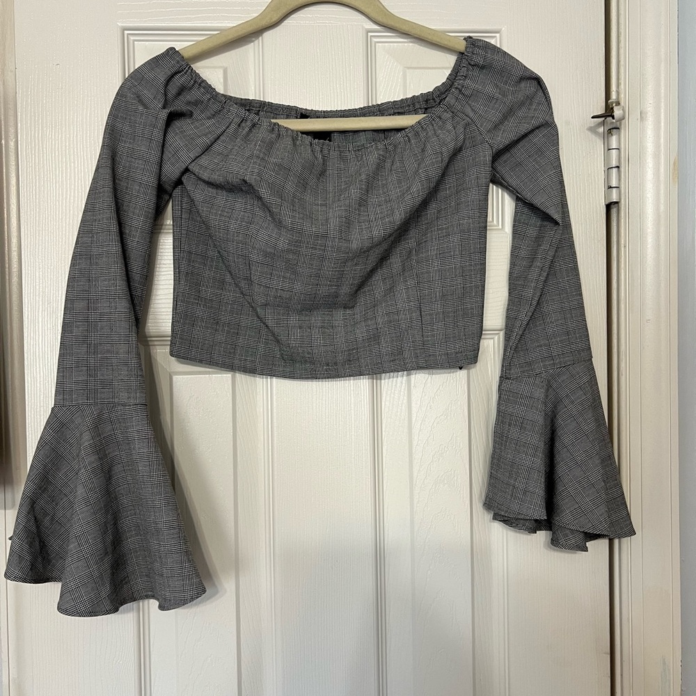 Woven Crop Top